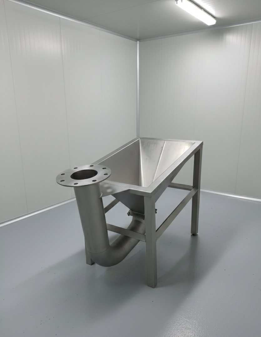 Cuba ou hopper inox industrial